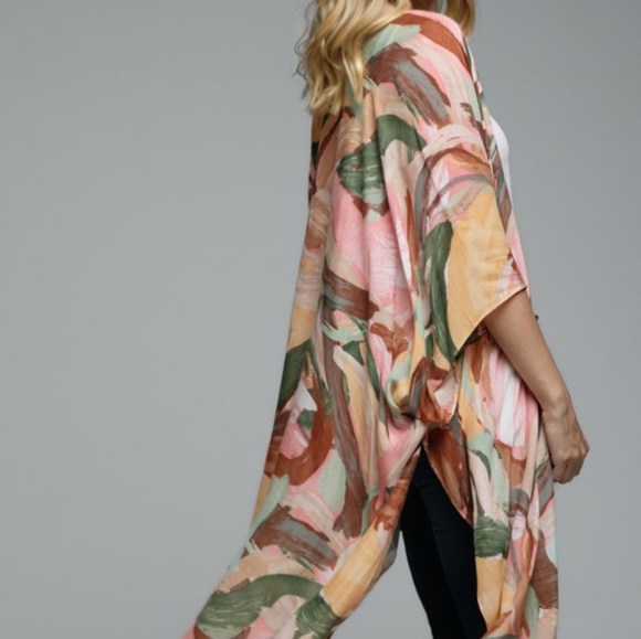 Brush Strokes kimono - Picture 2 of 4